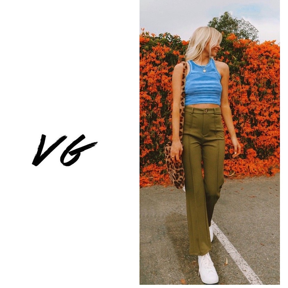 VERGE GIRL - On The Horizon Knit Top // BLUE